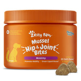 Zesty Paws front packaging showing product benefits and count