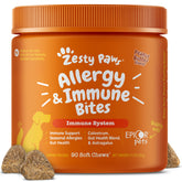 Zesty Paws front packaging showing product label and 90-count bottle for easy selection