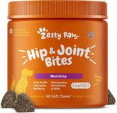 Zesty Paws front packaging showing product name and duck flavor benefit