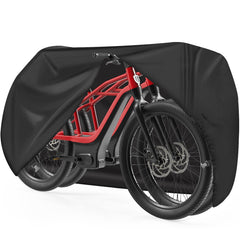 Zettum front view showing full 2-bike coverage and weather protection