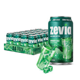 Zevia front packaging showing 24-pack and zero sugar benefit