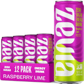 Zevia raspberry lime front packaging showing label and benefits