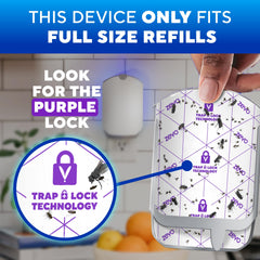 ZEVO cartridge removal tab detail enabling clean and easy replacement