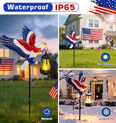 ZFNN eagle lantern closeup highlighting glowing light and decorative detail for ambience