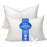 zibroges front packaging queen set showing two pillows and brand benefit of hotel comfort