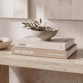 ZICOTO front view of both decorative book boxes showing complementary colors and benefit of instant style