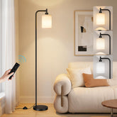 Ziisee front view beige shade illuminating room, stylish ambient lighting benefit
