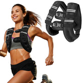 Zikopomi front view of weighted vest showing secure fit and stability