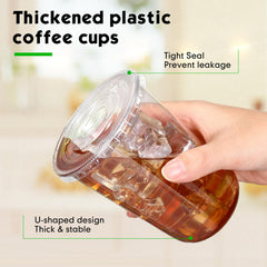 Ziliny cup in use with iced coffee showing visual appeal benefit