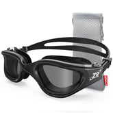 ZIONOR front view of goggles showing sleek packaging and immediate fit benefit