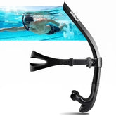 ZIONOR T1 front view showing centre mount snorkel and streamlined shape benefit