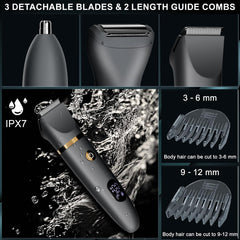 Zivelier groomer in shower demonstrating waterproof cleaning benefit