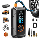 Ziweo front view of the inflator showing compact form and controls for quick storage benefit
