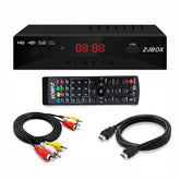 ZJBOX front panel and remote showing easy controls and quick setup benefit