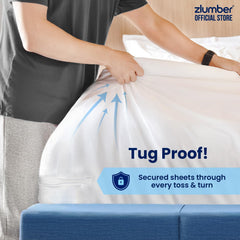 Zlumber patented locking mechanism detail demonstrating secure sheet grip