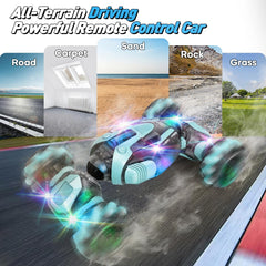 ZMMB performing spins on gravel demonstrating off-road capability