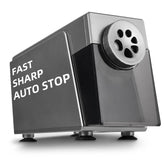 ZMOL front view of silver sharpener showing durable housing and fast sharpening