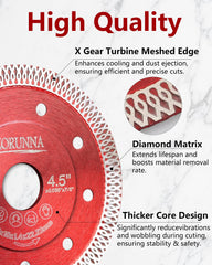 ZORUNNA close-up of X-teeth turbo rim showing precision edge