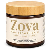 Zova Growth front jar showing product label and compact 4 oz size for easy storage