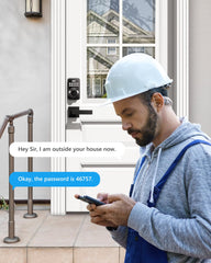 Zowill deadbolt profile showing reinforced bolt and secure locking benefit