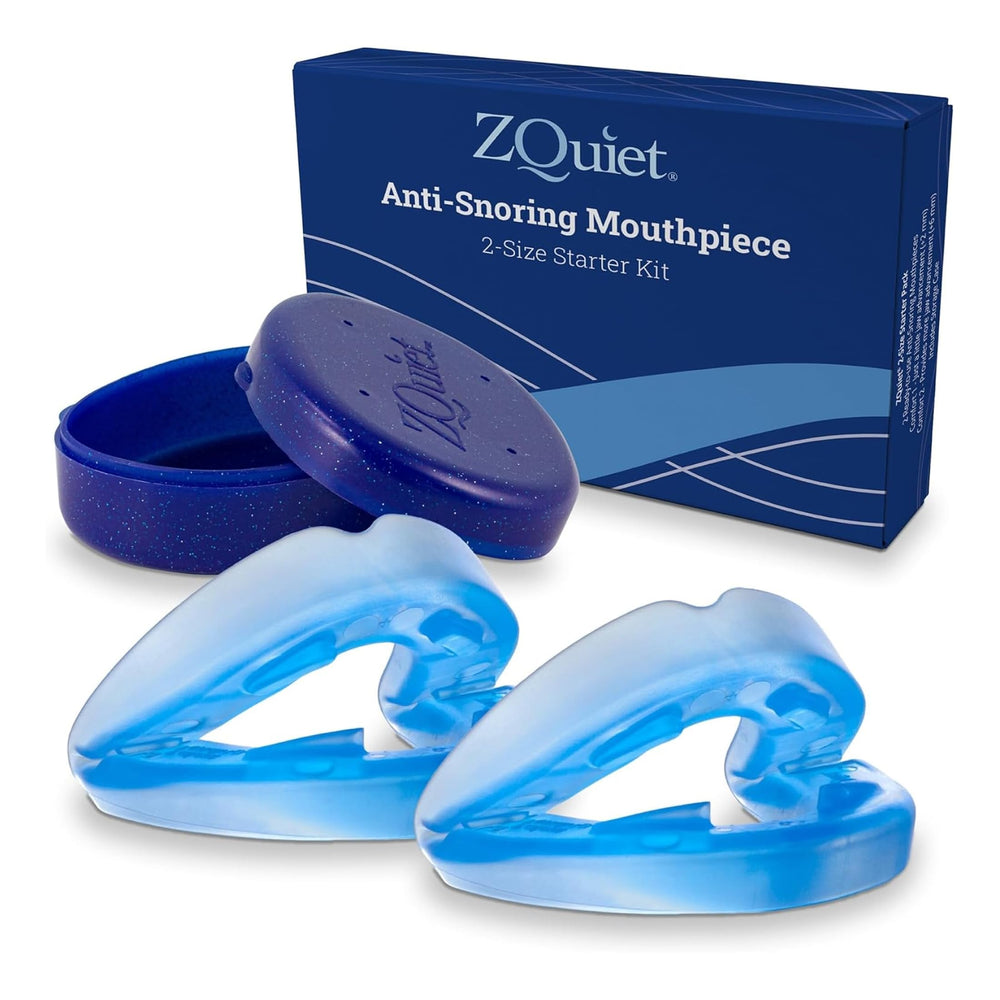 ZQuiet front packaging showing blue starter pack and branding for quick identification