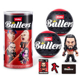 ZURU BALLERS front packaging showing two sealed mystery capsules and branding benefit display
