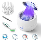 ZYREX front angle white unit showing compact design and easy storage benefit