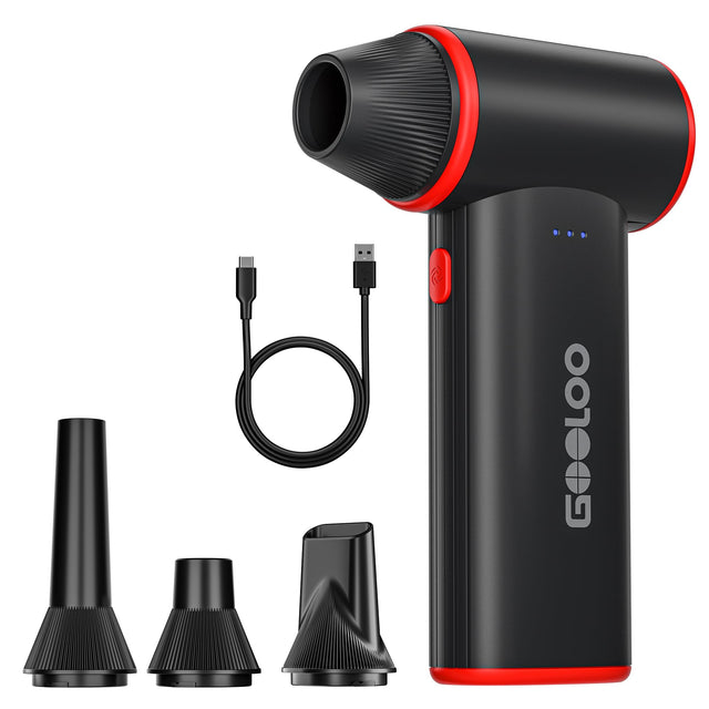 GOOLOO F3 Rechargeable Compressed Air Duster — 150,000 RPM, 5000mAh Battery, 3-S — Electronics at Kelorix