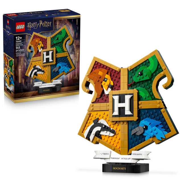 LEGO Harry Potter Hogwarts House Crest 76462 — 545‑Piece Display Model with Remo — Toys & Games at Kelorix