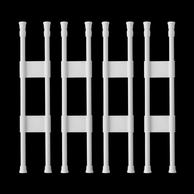 Reggory RV Refrigerator Bars — 4 Sets Double Adjustable Non-Slip Tension Rods 15 — Appliances at Kelorix