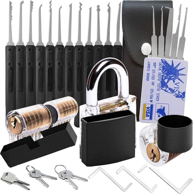 Vvenzi 60mm Keyed-Alike Brass Padlock 6-Pack — Long Hardened Shackle, Weather-Re — Tools & Home Improvement at Kelorix