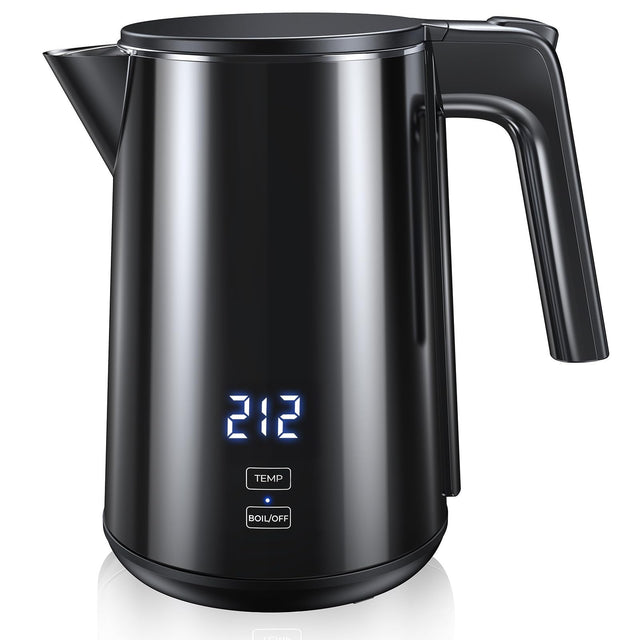 YPJKR Electric Kettle 1.0L — 1200W Fast Boil, 7 Temp Presets & 4H Keep-Warm (Sta — Electric Kettles at Kelorix