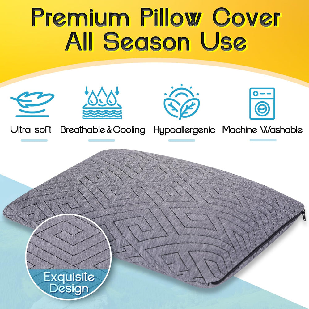 1 MIDDLE ONE pillow inside included travel bag for easy packing and transport