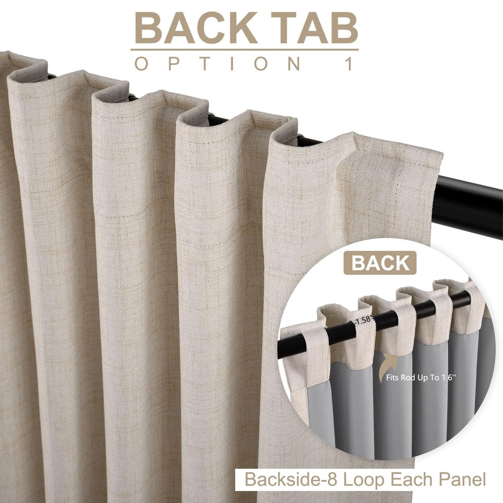 100% Blackout Shield reverse side showing blackout coating for full darkness