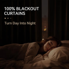 100% Blackout Shield close up linen-look texture showing soft drape benefit