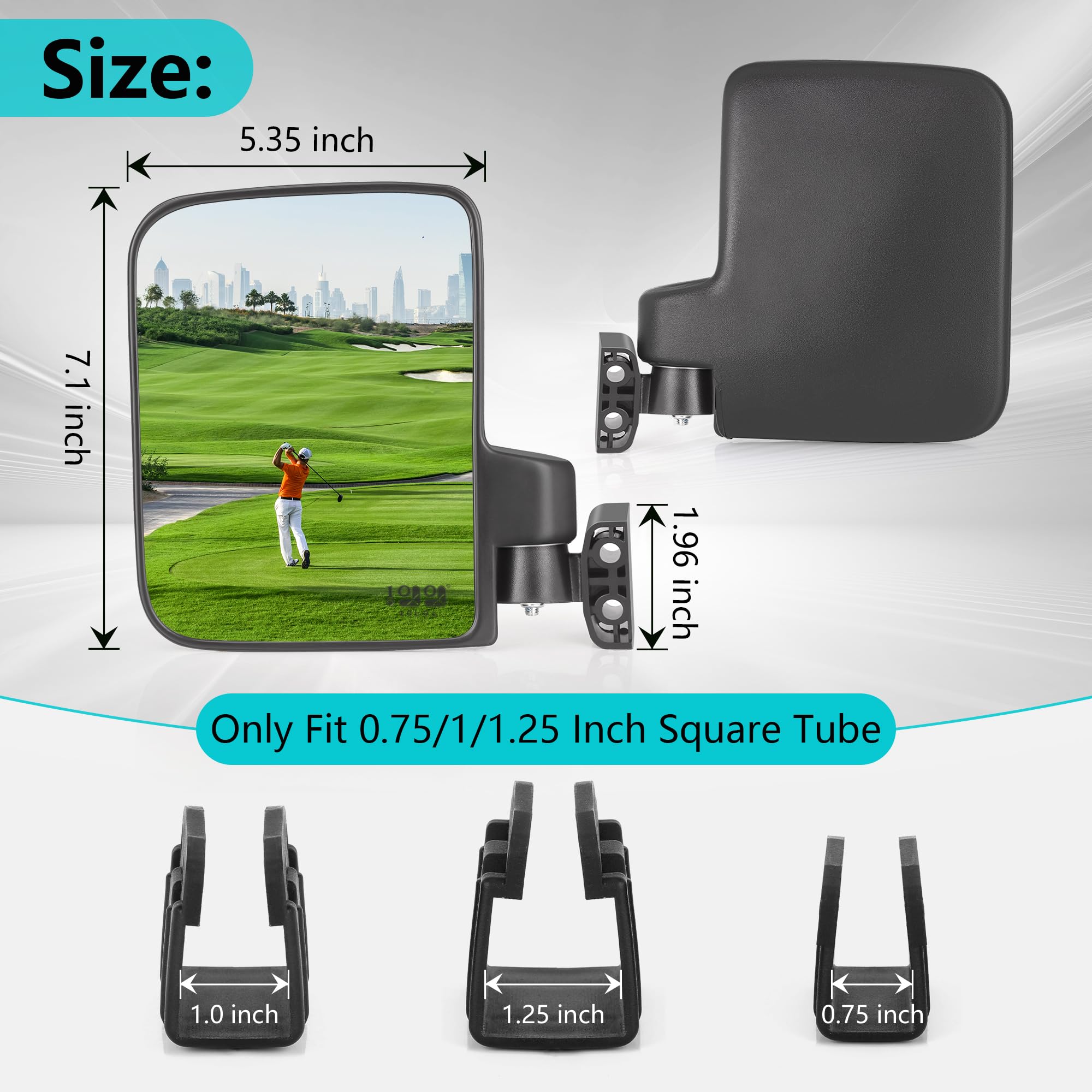 10L0L driver view demonstrating expansive 180 degree sightline