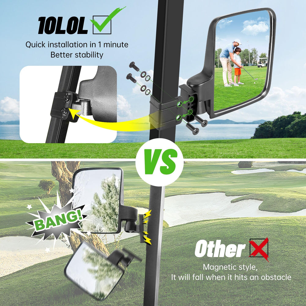 10L0L folding joint detail protecting mirror from impacts