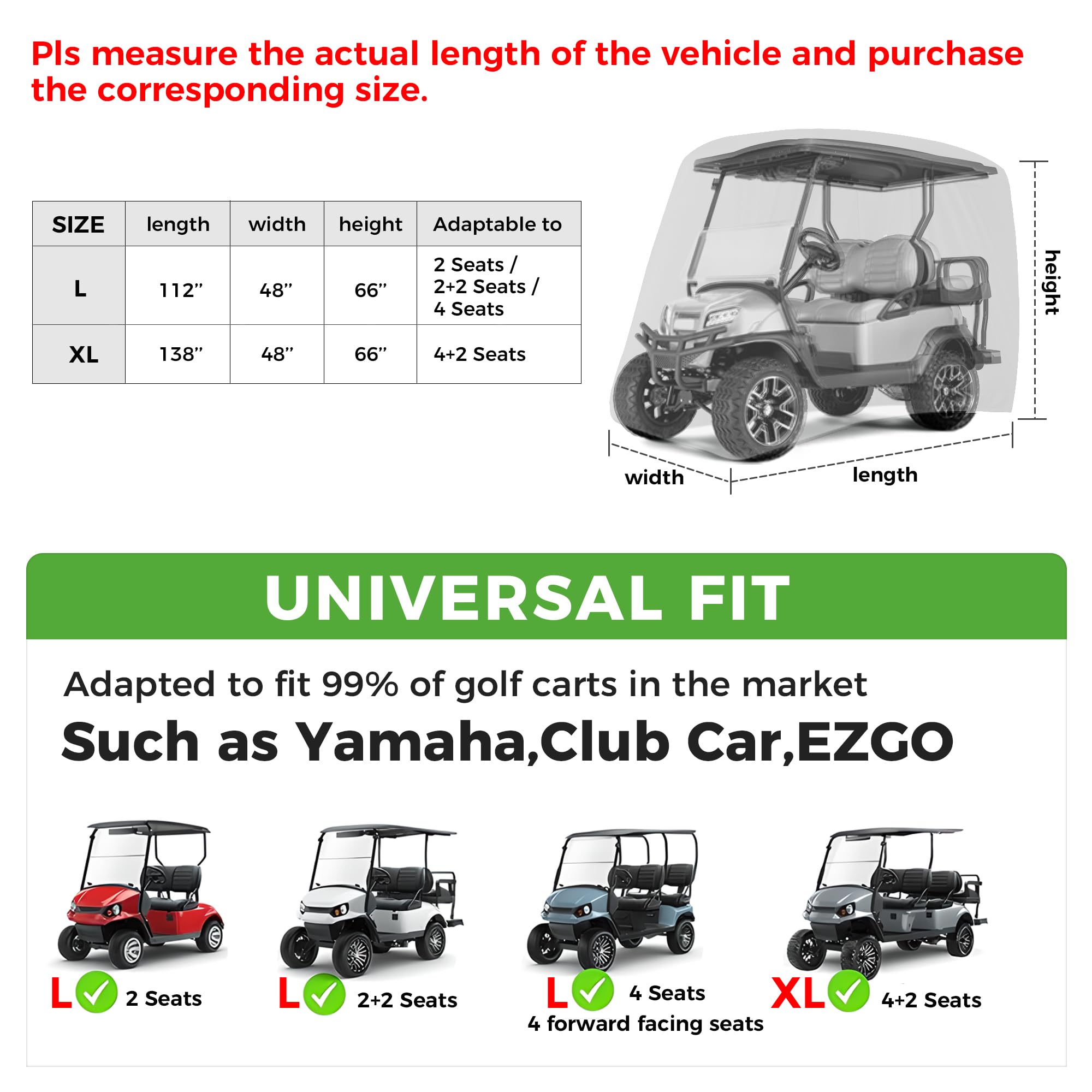 10L0L lifestyle shot protecting cart in driveway outdoors