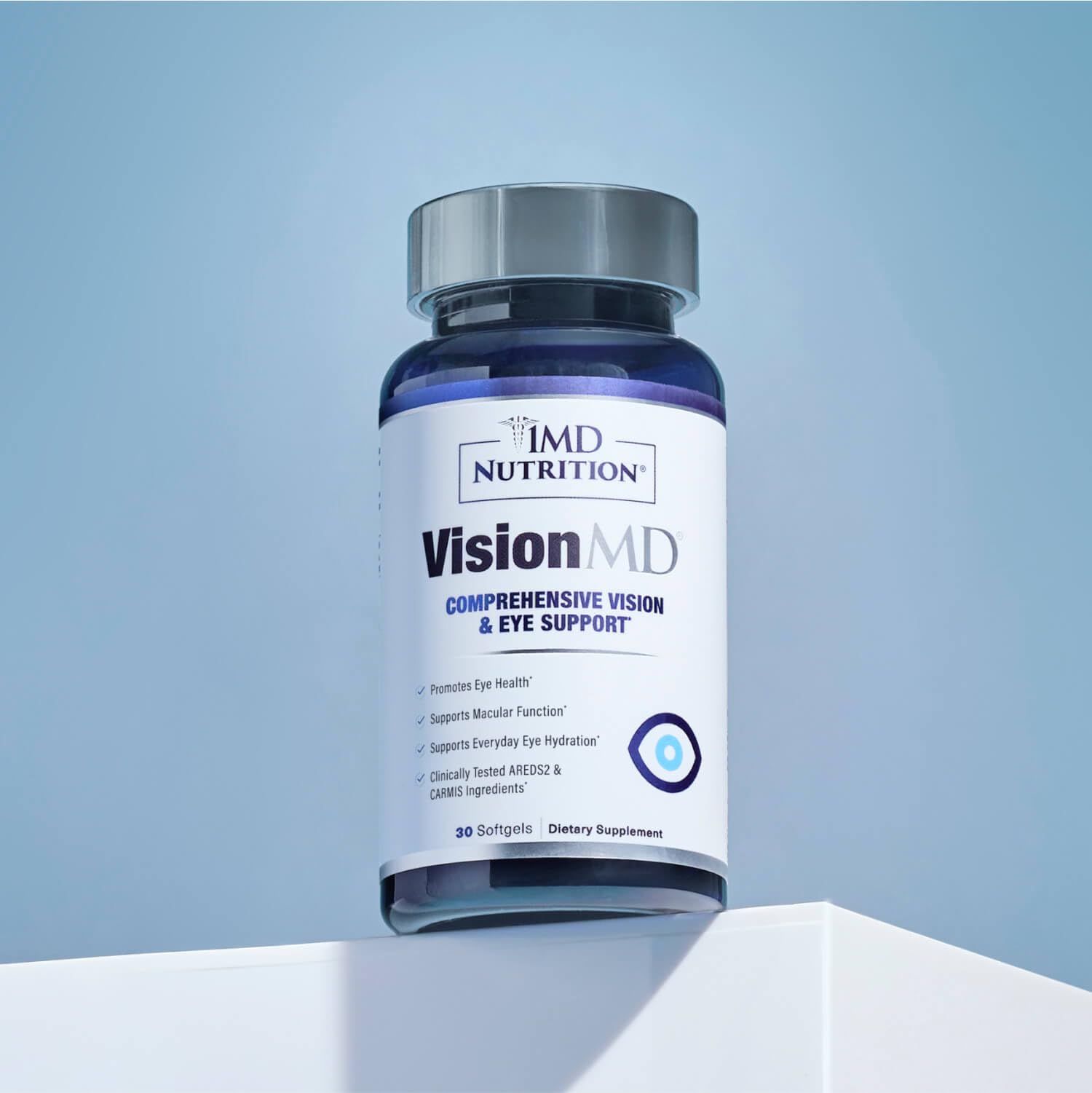 1MD VisionMD supplement routine morning scene showing daily use convenience