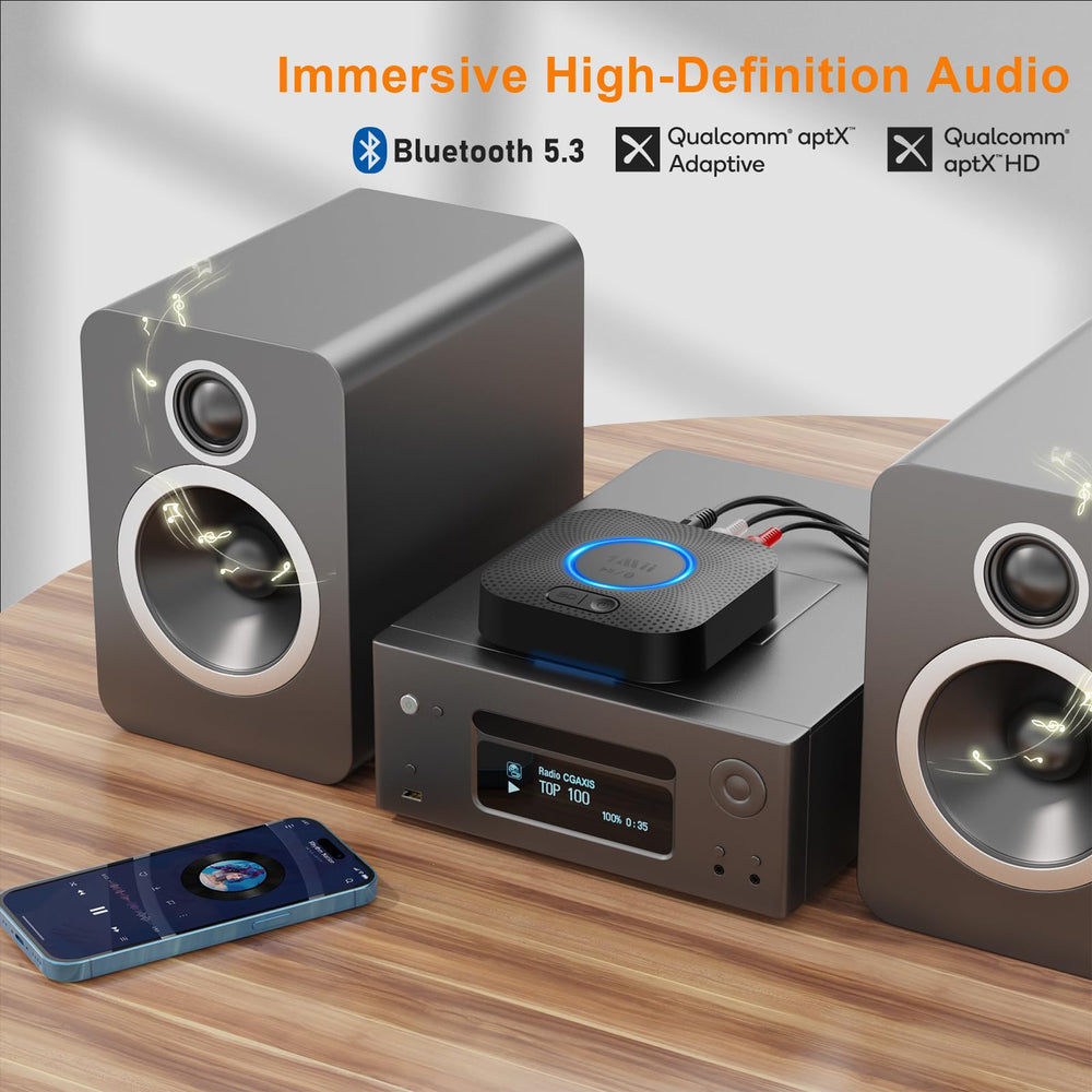 1Mii B06+ 3D button close-up enabling surround effect for immersive sound