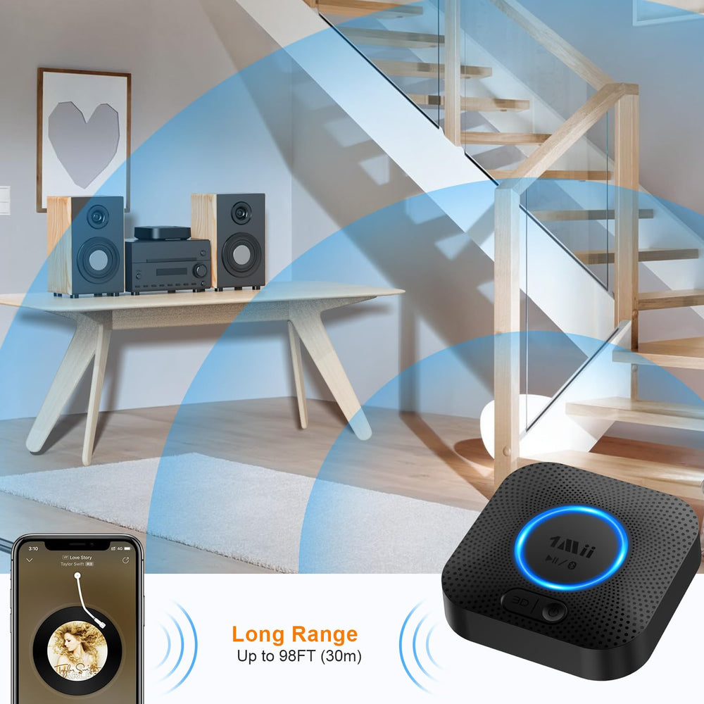 1Mii B06+ with audio cables and USB adapter included for instant use