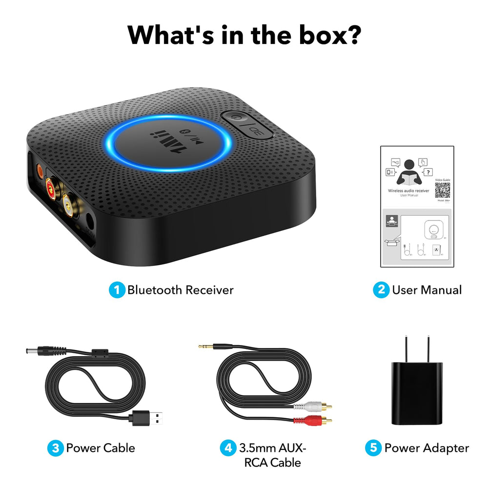 1Mii B06+ retail box and quick start guide for fast installation