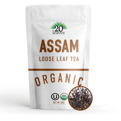 20 Leaves front packaging showing 16oz kraft pouch and clear label for freshness