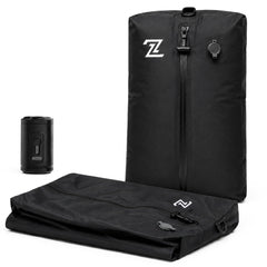 2packbag front packaging showing set and cordless pump for easy packing