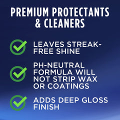 303 Products rich foam on RV side demonstrating deep-clean lift benefit