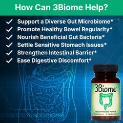 3Biome capsule close-up revealing texture and size for straightforward daily use