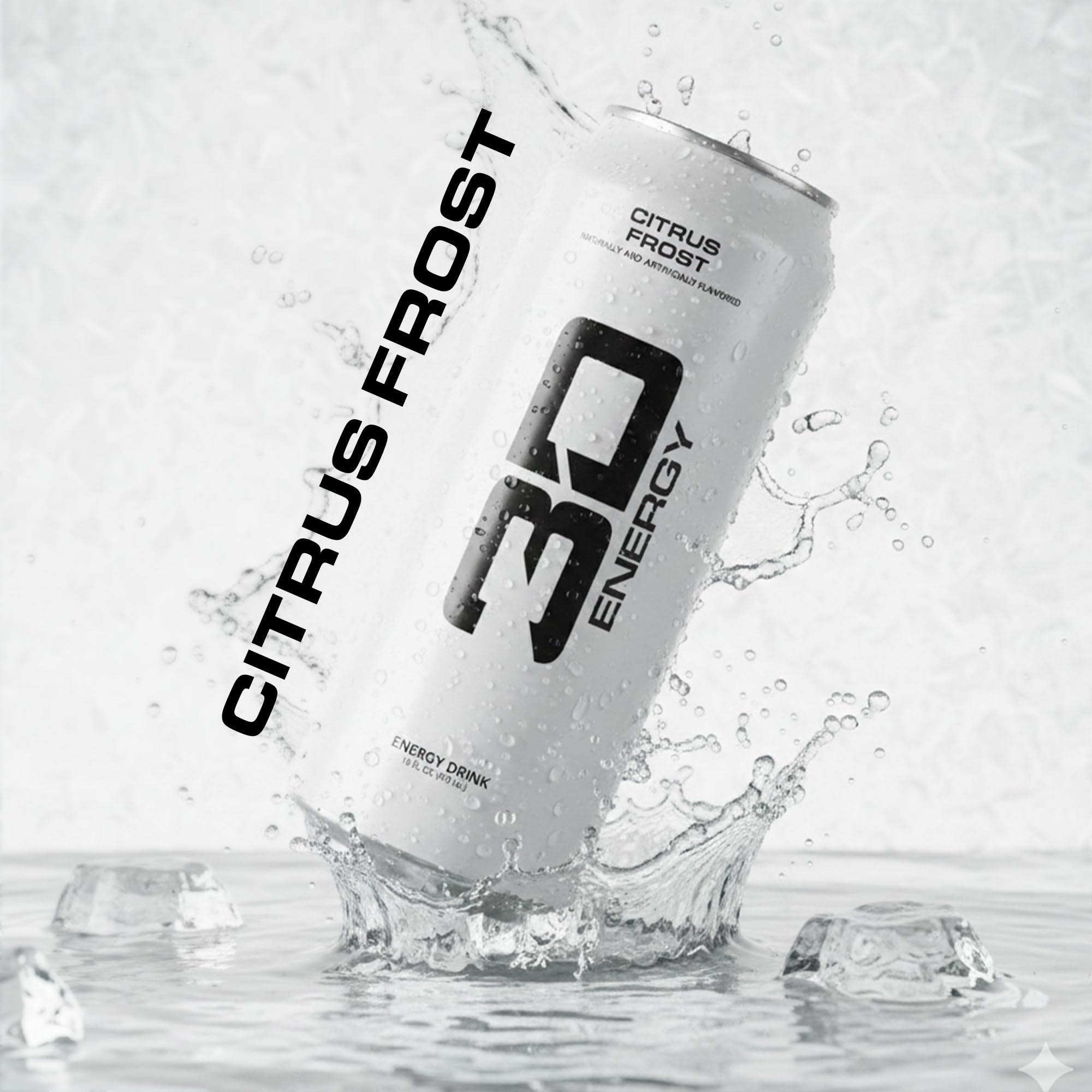 3D Citrus Frost pouring into glass with light foam showing refreshing carbonation