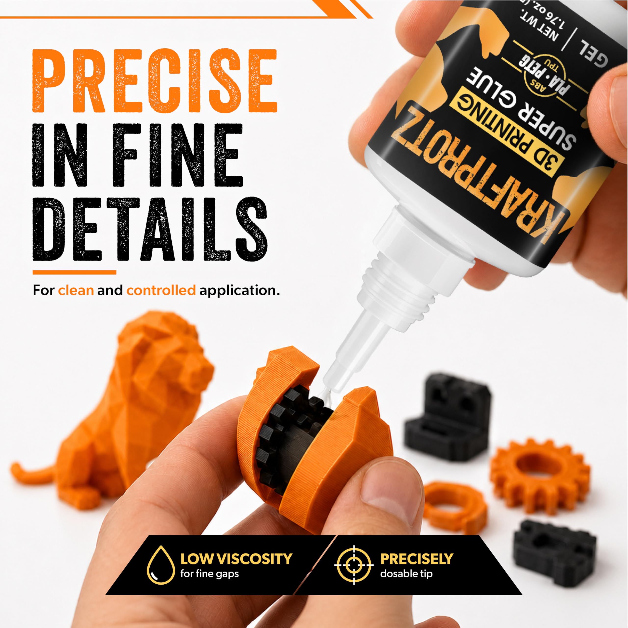 3D Printing Super Glue Gel applied to RC component for durable outdoor use