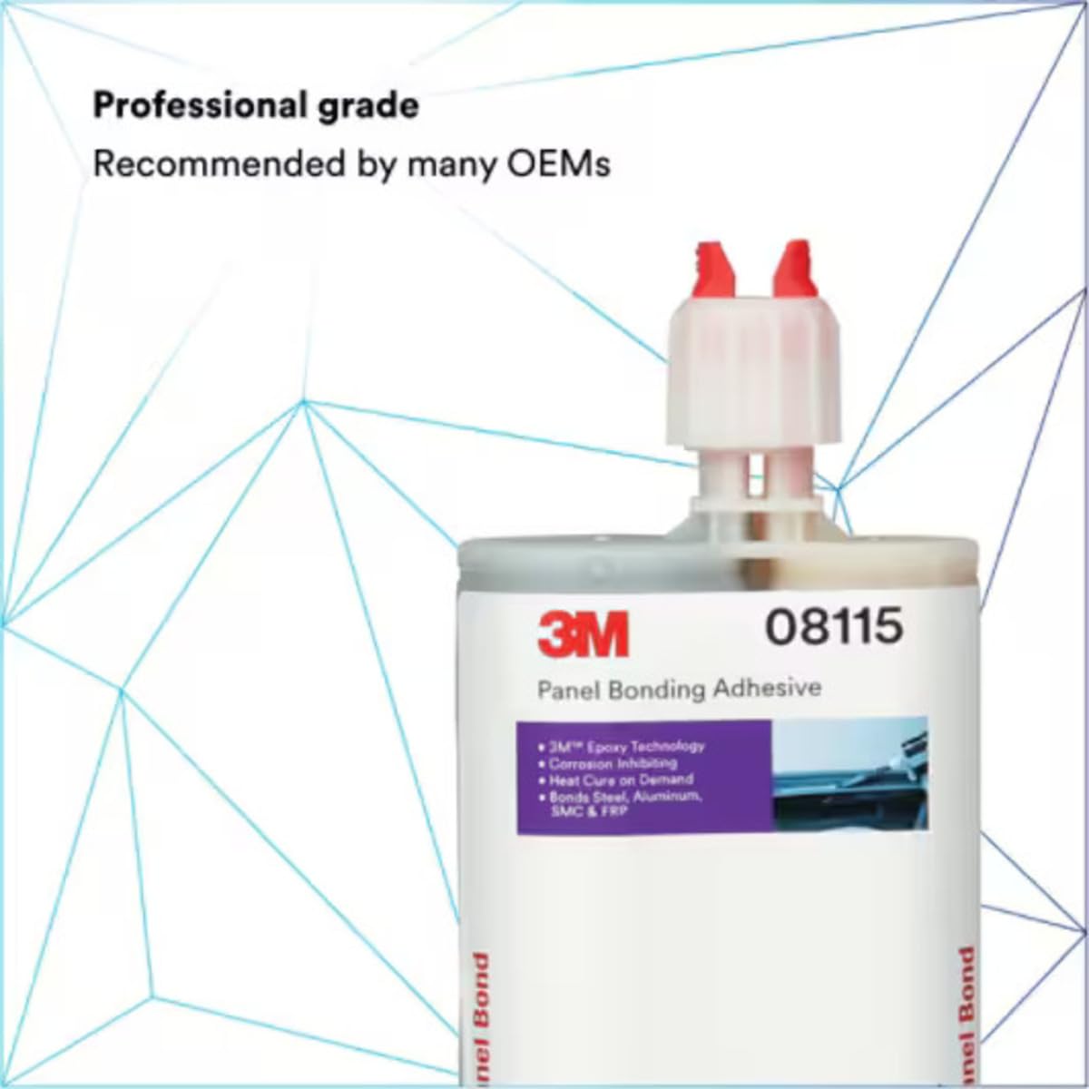 3M 08115 panel alignment under clamp showing precise fit-up benefit
