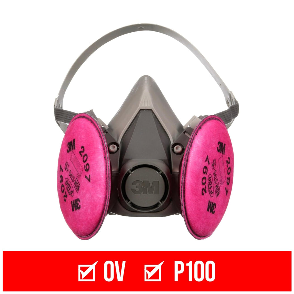 3M 2097 P100 filter close-up highlighting high-efficiency protection